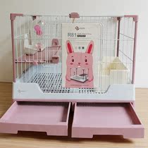Rabbit Cage Bird Cage Small Rabbit Cage Dutch Pig Guinea Pig Cage Automatic Conservancy Barn Pet Rabbit Cog House Interior Bag