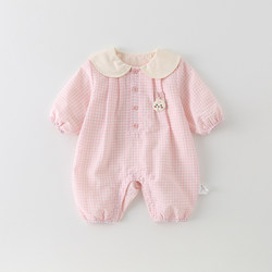 Baby Clothes, Autumn Clothes, Baby Girl's Jumpsuit, Autumn Clothes for Small Month-Old Babies, Cute Princess Rompers, Spring and Autumn Super Cute Outing Clothes