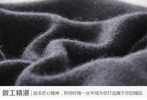 Áo len cashmere nam v-cardigan cardigan dày lỏng ngắn trung niên cha áo len quần áo thể thao