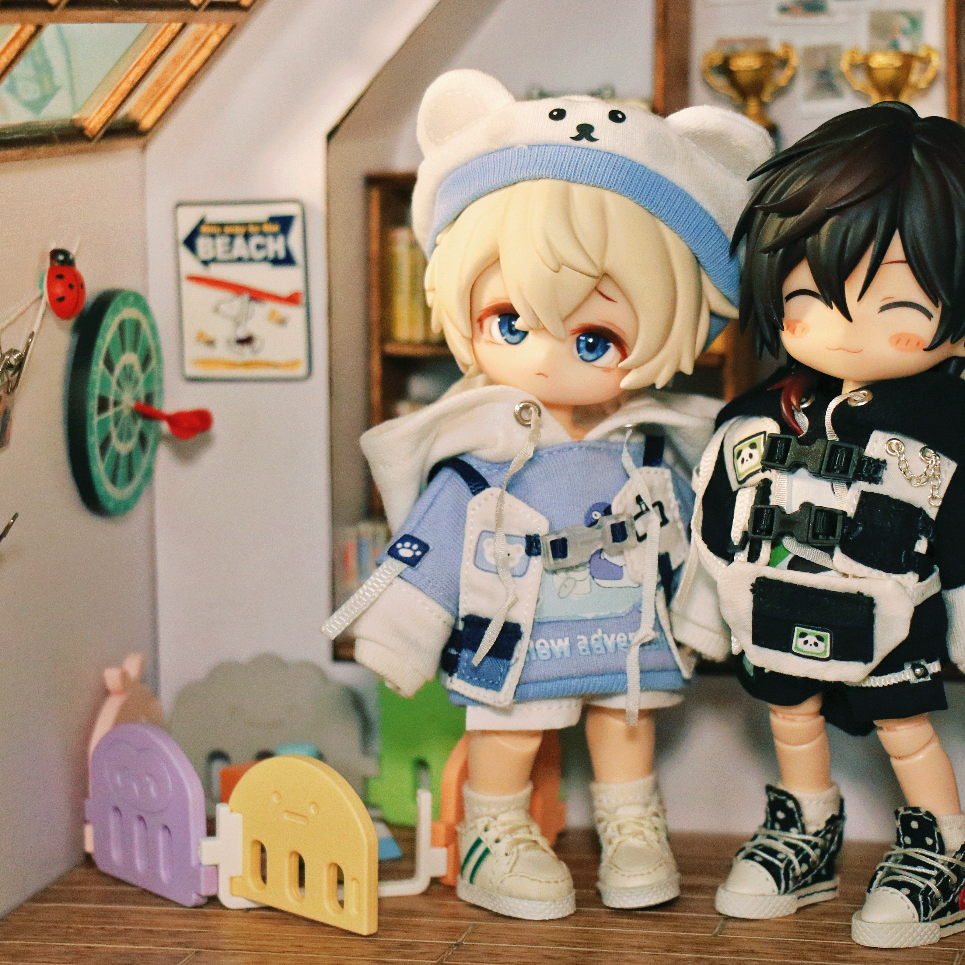 ネコ娘　ぬい　衣装　大吾 TinyFox ニシキゴイの精霊 鯉見 フルセット 1/4スケールMJD