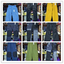 Vintage foreign trade brand outdoor mens and womens mountaineering winter bib ski pants waterproof snow pants B10