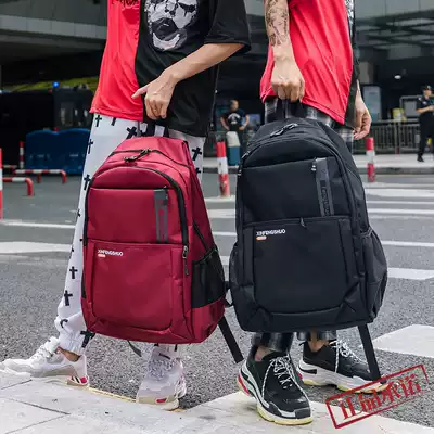 Tide brand 2021 new middle school student school bag female Korean version of Harajuku ulzzang high school student large capacity backpack male