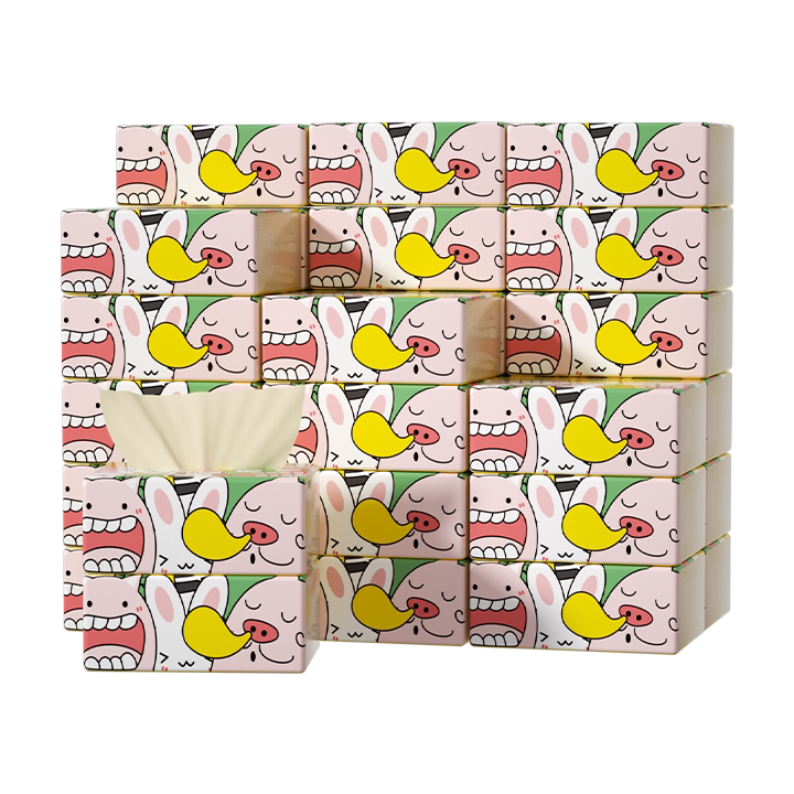 Blue Cute Pet 8D Three-Dimensional Tissue Paper 32 Packs Blue Cute Pet 8D Three-Dimensional Tissue Paper 32 Packs