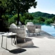 Nordic phòng khách kết hợp ghế sofa mây ngoài trời đồ nội thất ghế mây ghế sofa mây ngoài trời giải trí sân ghế sofa sân thượng - Ghế sô pha sofa gỗ nguyên khối