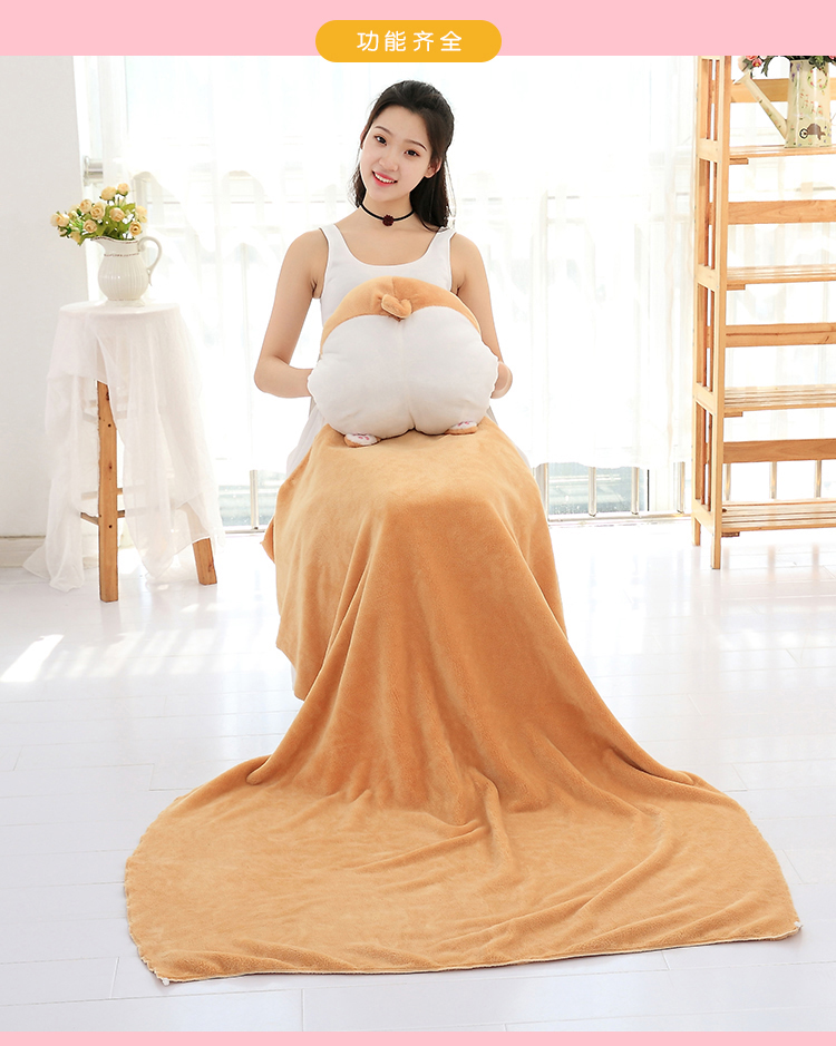 Keji ass ngủ gối gối chăn kép sử dụng san hô nhung eo gối đệm điều hòa chăn ba trong một - Trở lại đệm / Bolsters gối để sofa