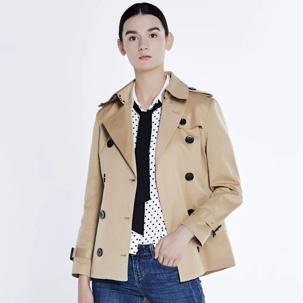 Осеннее trench coat, модная куртка, облегающий стиль