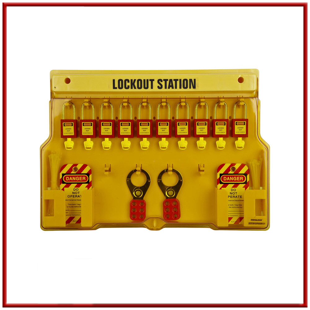 Doctor's safety lock management box integrated lock workstation with mask safety lock hanging plate BD-B101