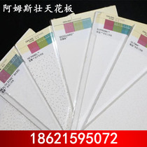 Armstrong Yali Mineral Wool Board sound-absorbing smallpox T aluminum alloy paint keel ceiling full Sky star W1591