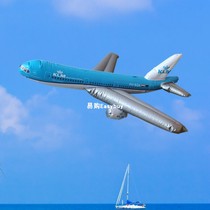 Inflatable big aircraft educational plastic toy performance stage props simulation super large passenger aircraft fighter model