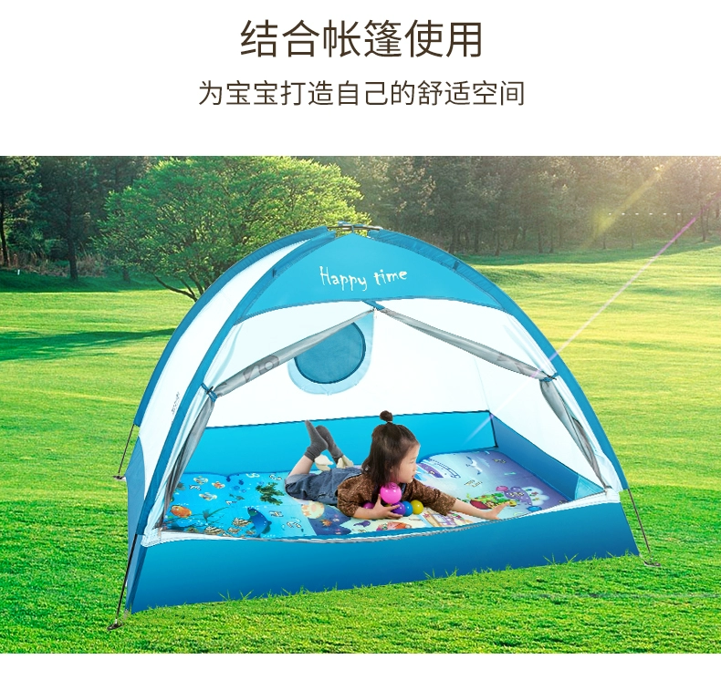 Bé bò ngoài trời mat dày mat phòng khách phòng ngủ nhà bọt leo lên thảm cỏ dã ngoại - Thảm chống ẩm / Mat / Gối chiếu xếp gọn