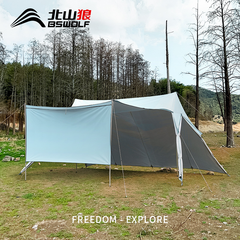 Beishanlang Outdoor Shelter Tent Canopy for Camping in the Wild, Large Windproof and Sunproof Canopy, Portable Sunshade Beishanlang Outdoor Shelter Tent Canopy for Camping in the Wild, Large Windproof and Sunproof Canopy, Portable Sunshade