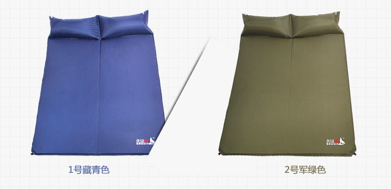 Beishan Wolf Tự động Pad Pad ngoài trời Lều ngủ Mat Độ ẩm Pad Mở rộng Làm dày đôi Không khí Đệm Cắm trại Mưa Dew - Thảm chống ẩm / Mat / Gối thảm xốp