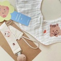 ins style Korean childrens pacifier anti-drop chain baby toy cartoon lanyard anti-lost clip rope pacifier chain