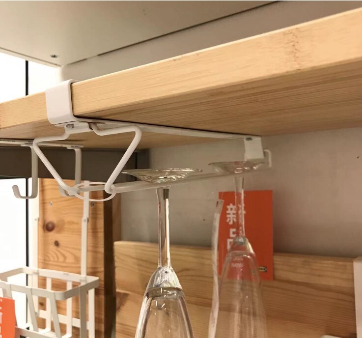 Ikea Burleyk Clip-On Multi-Functional Storage Rack Wine Glass Rack Kitchen Paper Towel Holder 305.344.16