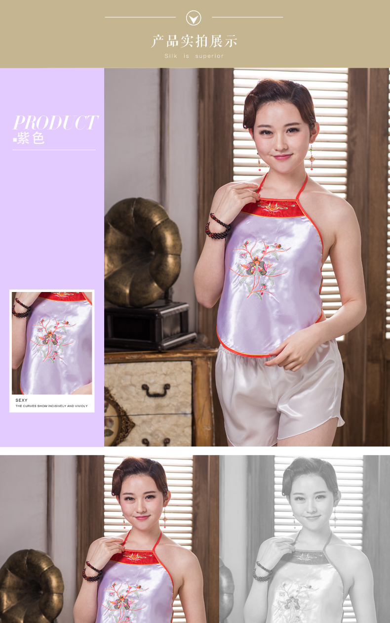 Tạp dề túi nữ phù hợp với người lớn đồ lót gợi cảm dành cho người lớn đồ lót gợi cảm thế hệ cổ điển bộ ngủ mùa đông