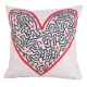 American Keith Haring Cotton Linen Ném Gối Lưng Đệm Đệm Sofa Phòng Khách Phòng ngủ Tập thể Giường bên cạnh Xe Thẻ Ghế Treo Ghế - Trở lại đệm / Bolsters