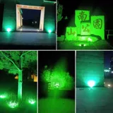 Солнечный свет для деревьев, уличный водонепроницаемый газон, зеленый свет, супер яркий пейзаж, двор, теплый свет, освещение для сада, деревьев