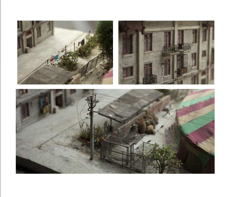 Film special effects miniature scene model production - no question West East Fruit Home miniature landscape