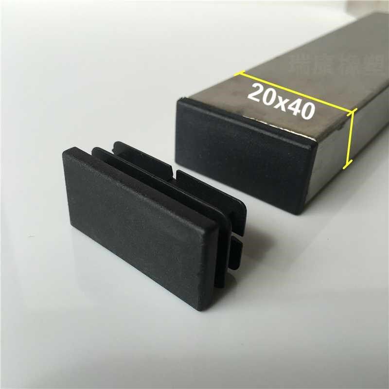2x4 cm 20 * 40 square plug rust steel tube stopper flow stopper table and chair Seal Stopper Rubber Senese Plastic Cap Er
