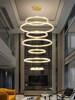 Lamps, Living Room Chandelier, Mezzanine Light Luxury, Simple Modern Chandelier, Led Villa High-Ceiling Duplex Chandelier