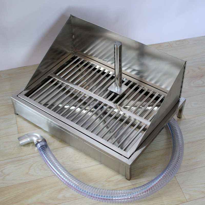 Automatic flushing dog toilet 304 stainless steel dog toilet through sewer dog bedpan pet toilet