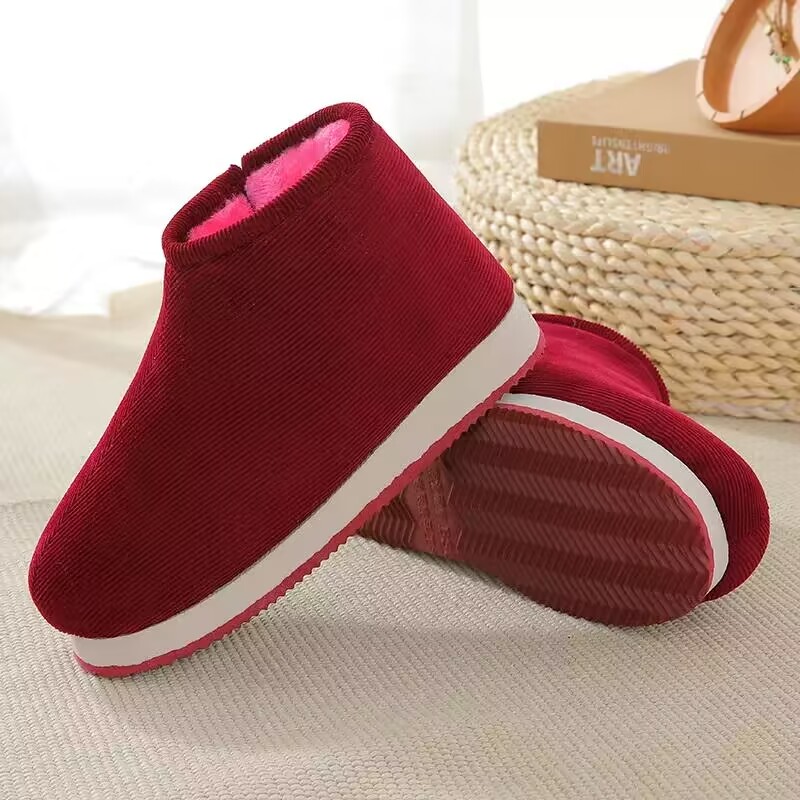 艾耐布！纯手工三层加厚高帮棉鞋