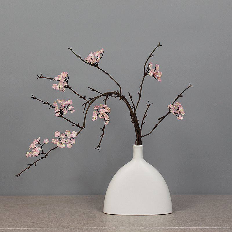 Zen vase vase flower simulation cherry blossom vine branches full of stars decorated with sky dry branches tea room