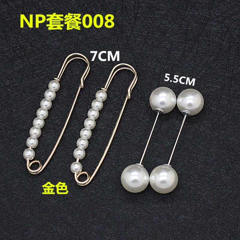 Thực tế trang trí chống ánh sáng đúp head trân từ pin trâm cardigan khăn pin pin khóa pin nhỏ nữ