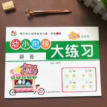 Kindergarten Preschool Pinyin Great Practice Album Inscriptions Sound Rhymes for the teaching of young and small bridging pinyin 1st