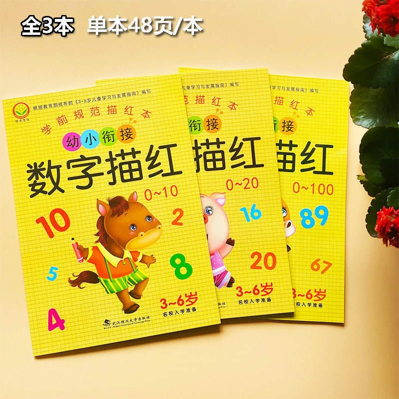 Digital sketching bento 0-10-20-100 kindergarten children in large class 3 - -6 beginners writing to practice note-Taobao