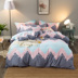 những người yêu thích thủy ngân dệt dày bông chải denim bông khăn trải giường giường chăn 1.8m2.0 mét - Bộ đồ giường bốn mảnh chăn ga gối đệm Bộ đồ giường bốn mảnh