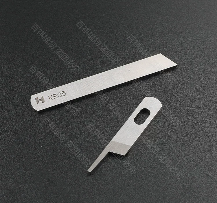 Mũi Tên Bạc 747 Lưỡi Bốn Sợi Qiangxin Thương Hiệu Edge Máy KR23/KR35 Thép Vonfram Lưỡi Trên Lưỡi Dưới Phụ Kiện May Vá
