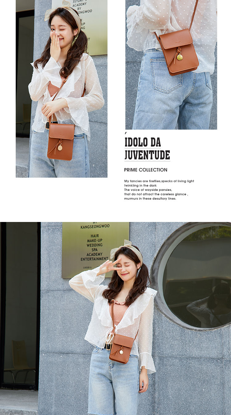 Túi Senma Messenger Nữ Mới 2019 Mùa hè Fresh Fashion Mini Shoulder Bag Nhỏ ck Summer Mobile Phone Bag - Túi xách nữ túi calvin klein nữ chính hãng