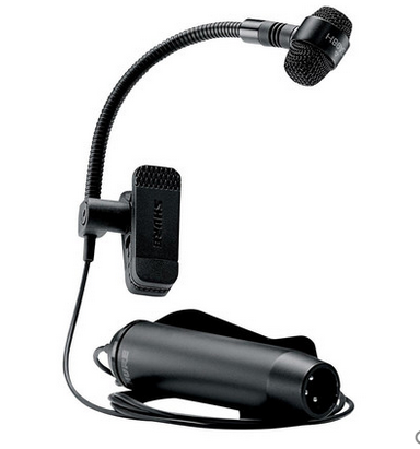 Shure Shure PGA98H musical instrument microphone woodwind brass saxophone recording performance condenser microphone