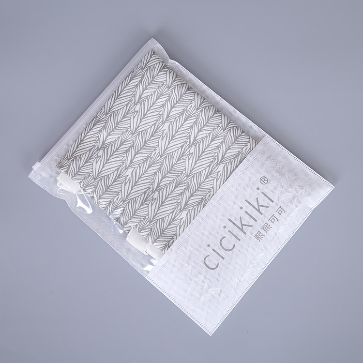 Manufacturers custom transparent zipper bag clothing ziplock bag underwear storage bag T-shirt plastic bag custom logo