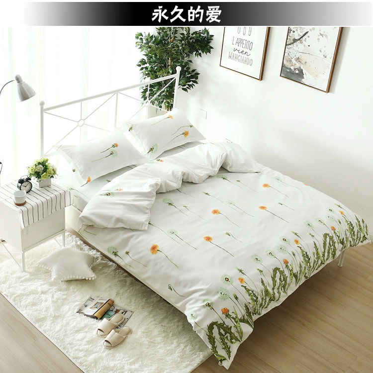 Chung bedspread Ký túc xá chỉ là những mảnh 1,5m đơn giản cô gái trẻ hồng công chúa phong cách lanh khách sạn - Khăn trải giường