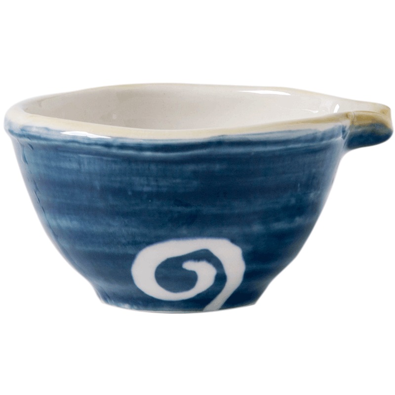 Jian Lin creative snacks Japanese retro sauce bowl bowl of hot pot seasoning bowl bowl of blue - and - white ceramics tableware