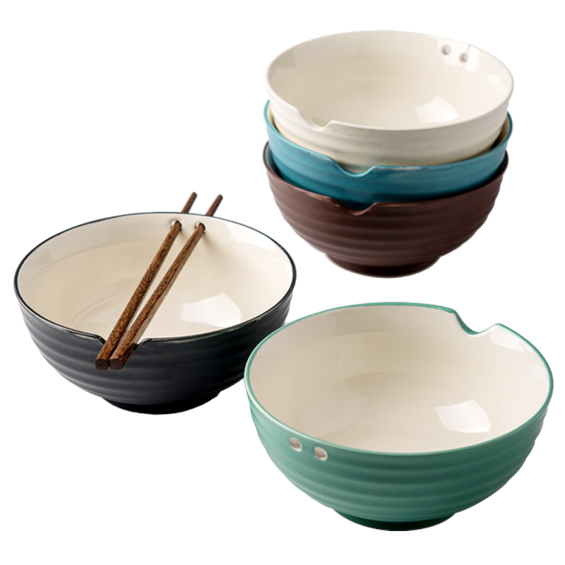 Jian Lin, a Japanese household ceramics tableware big rainbow such always pull rainbow such as bowl mercifully rainbow such as bowl soup bowl bowl dormitory 7 in northern Europe