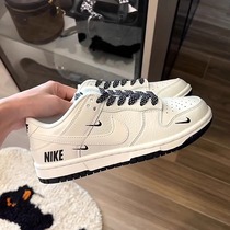 Ready stock 2024 autumn and winter new style Customized DIY joint beige white and black men and women couples casual sneakers hip-hop
