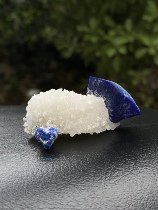 Lapis lazuli Afghan pyrite symbiosis natural mineral crystal teaching specimen collection of original stone ornaments