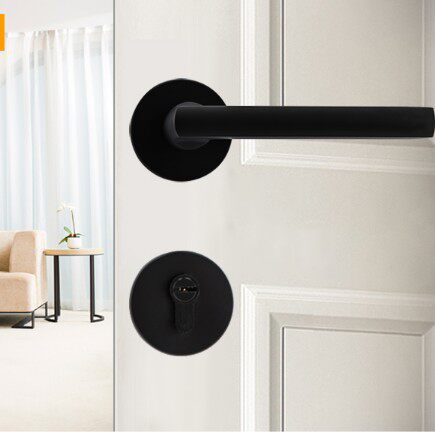[USD 32.80] American simple wooden door lock branch indoor bedroom door ...