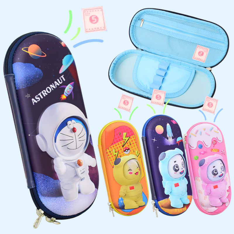 Pencil case men and women children cartoon pen bags ins elementary school children's kindergarten lead pencil case cute little crowdsourced no bump 3D