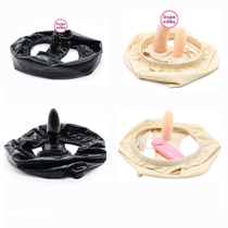 Wearable lady with penis panties go out Silicone Anal plug underwear men out penis masturbation pants masturbation pants
