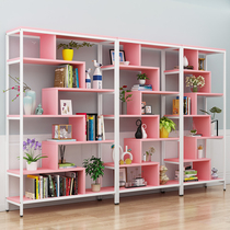 Simple bookshelf shelf simple living room combination partition screen frame creative display shelf flower stand porch