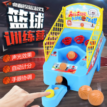  Vibrato with the same finger catapult basketball machine toy table basketball court game children parent-child interactive puzzle boy