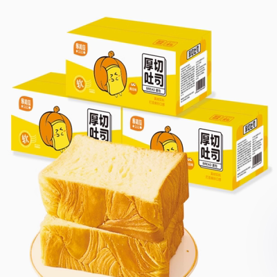 易美佳厚切吐司面包手撕面包营养健康早餐食品网红办公室零食整箱