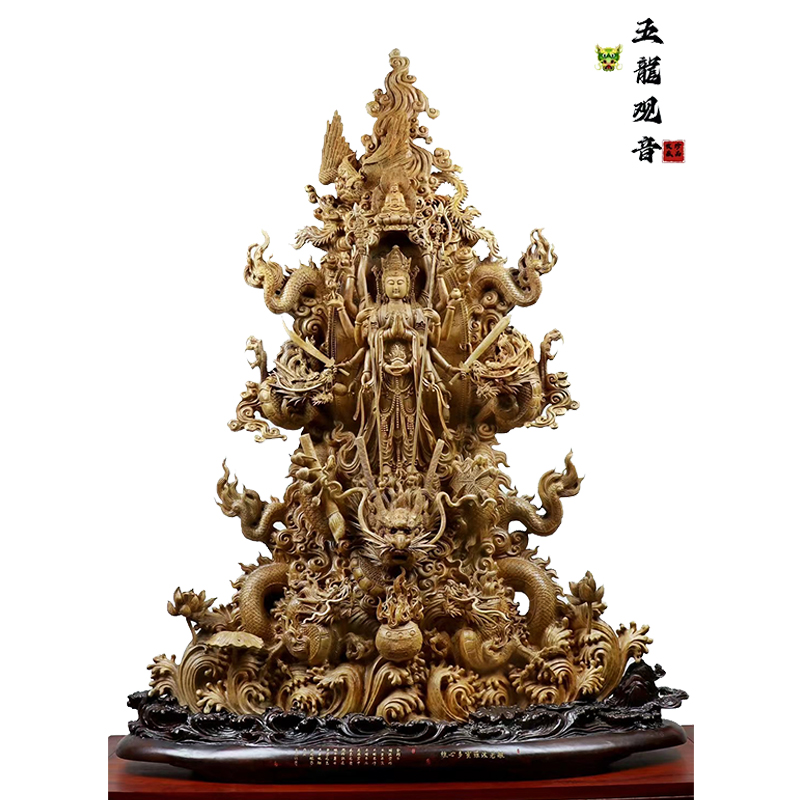 文殊菩薩 普賢菩薩 木彫り 仏像 文殊菩薩像 普賢菩薩像 座像