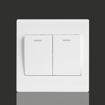 CHINT Electric Chint switch socket type 86 7D two-open multi-control switch wall switch socket 