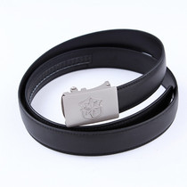 Security belt inner belt flat button button to train outdoor new black belt dermal belt automatic button belt