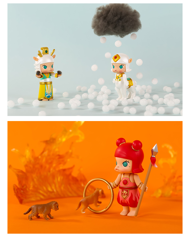 POPMART Bubble Mart Molly Westward Journey Series Blind Box Doll Doll Xu hướng thứ cấp Trang trí thủ công - Trang trí nội thất tủ trang trí phòng khách
